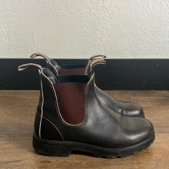 Brown Leather Chelsea Boots - Picture 4 of 8